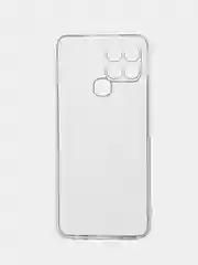 Прозрачный чехол Infinix Smart 6 / Инфиникс Смарт 6, прозрачный силиконовый