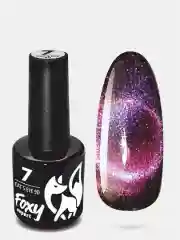 Фуксия гель лак  Foxy Expert кошачий глаз 9D (CATS EYE 9D) , 8 ml