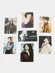 Красный карточки K-POP "BTS", "Dicon"