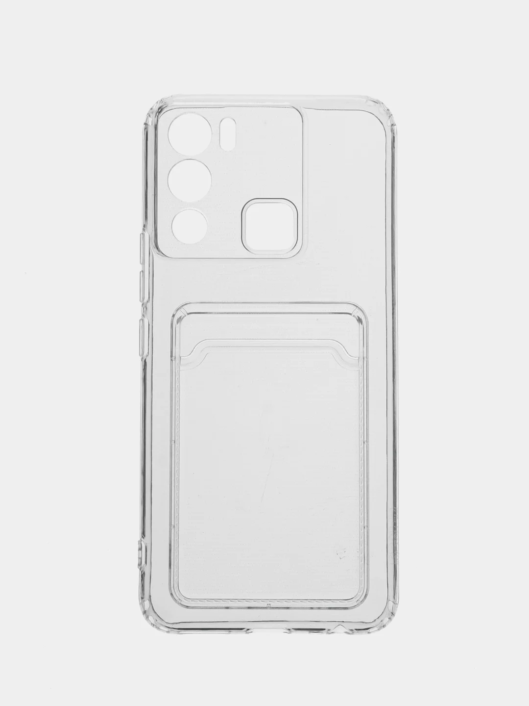 Чехол Silicone Card Holder для Infinix Hot 12i, 12 Play, 12 VIP, Smart 6, 6 HD