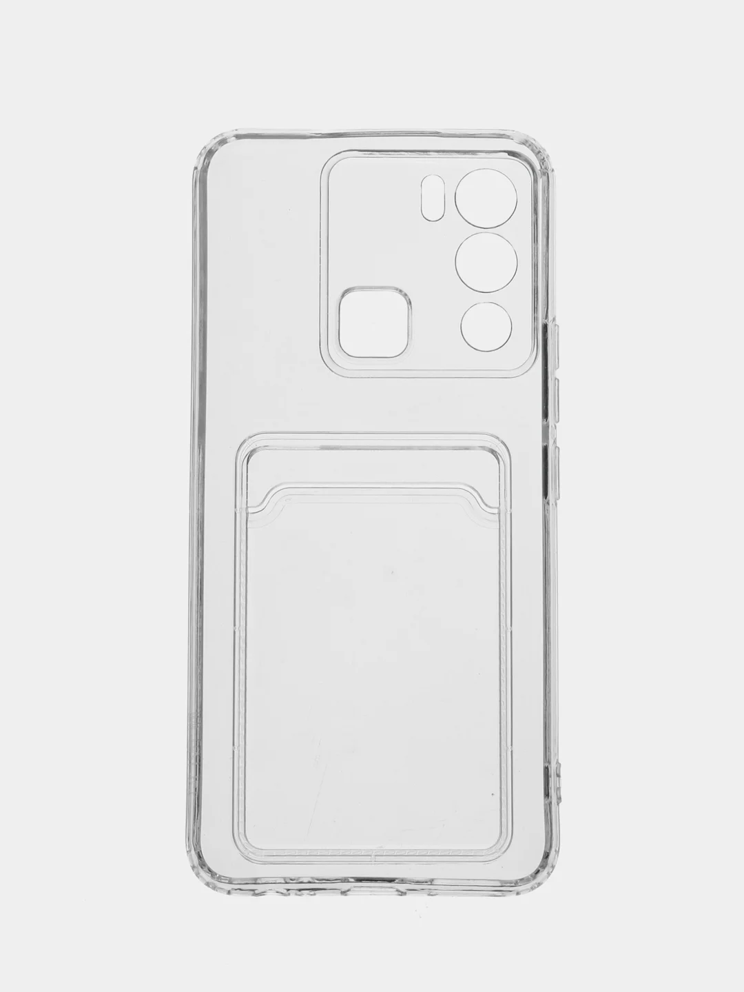 Чехол Silicone Card Holder для Infinix Hot 12i, 12 Play, 12 VIP, Smart 6, 6 HD