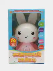 Розовый музыкальная игрушка "Медовый зайка"