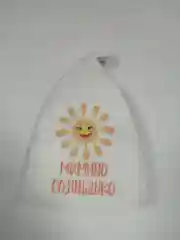 Зелёный хаки банная шапка детская спринтом, надписью, рисунком