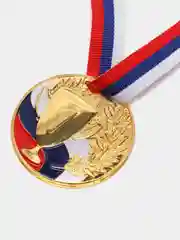 Медаль призовая, триколор, 1,2,3 место, металлическая