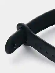 Черный ремешок для Xiaomi Mi Band 3/4/5/6/7 с рисунком