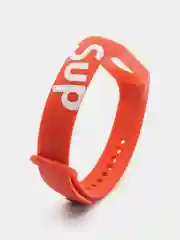Красный ремешок для Xiaomi Mi Band 3/4/5/6/7 с рисунком