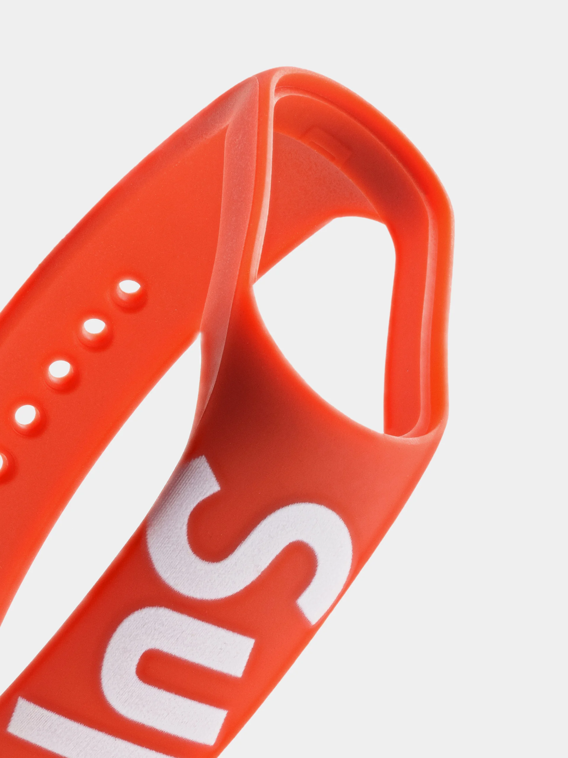 Красный ремешок для Xiaomi Mi Band 3/4/5/6/7 с рисунком