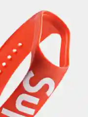 Красный ремешок для Xiaomi Mi Band 3/4/5/6/7 с рисунком