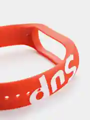 Красный ремешок для Xiaomi Mi Band 3/4/5/6/7 с рисунком