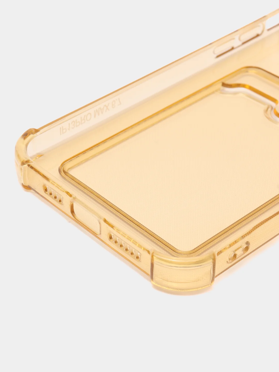 Бирюзовый чехол для iPhone 13 Pro Max с карманом для карт