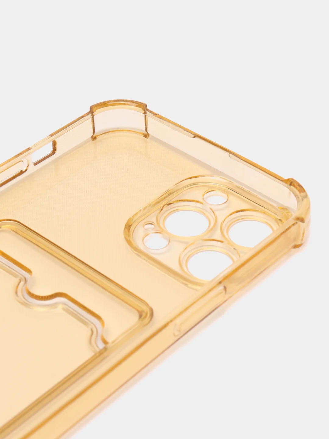 Бирюзовый чехол для iPhone 13 Pro Max с карманом для карт