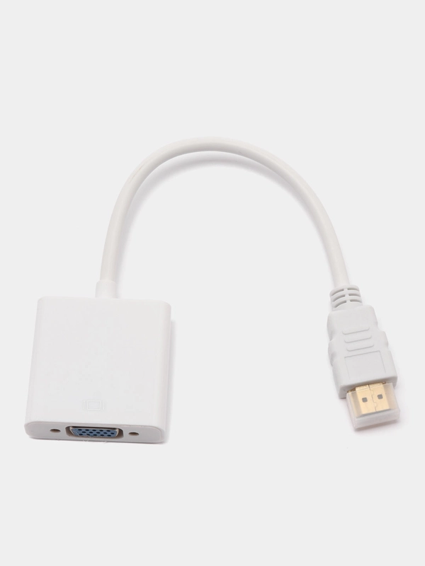Кабель переходник HDMI-VGA для подключения монитора, адаптер