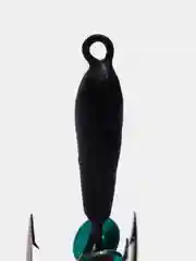 Черный мормышка вольфрам для рыбалки, крючки Mustad "Чертик", до 1,5г, зимняя, вольфрамовый черт