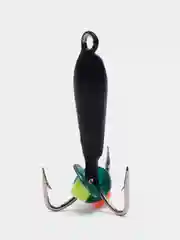 Черный мормышка вольфрам для рыбалки, крючки Mustad "Чертик", до 1,5г, зимняя, вольфрамовый черт
