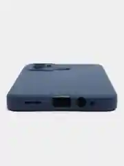 Синий чехол с защитой камеры INFINIX HOT 12 PLAY