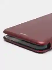 Бордовый чехол книжка INFINIX HOT 12I
