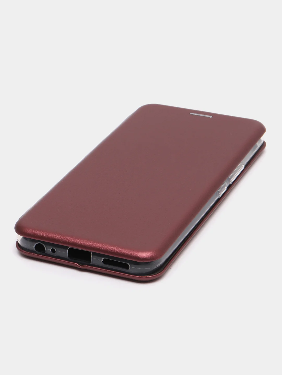 Бордовый чехол книжка INFINIX HOT 12I