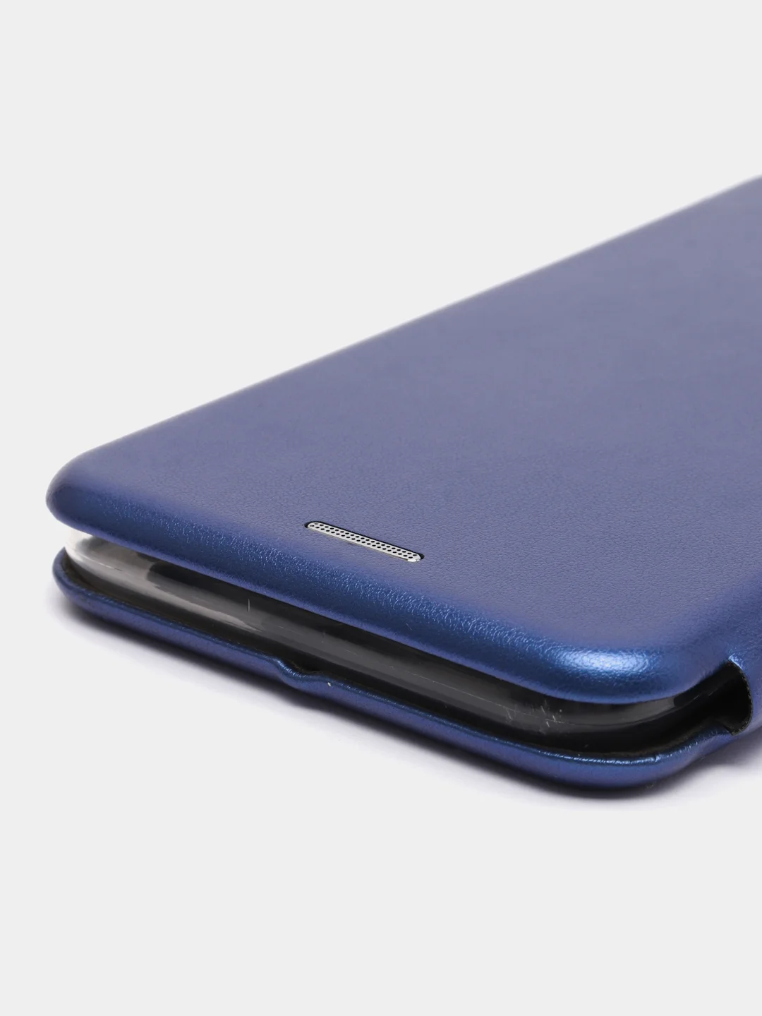 Темно-синий чехол книжка TECNO POVA 4  / TECNO POVA NEO 2 с защитой камеры, усиленные углы