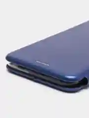 Темно-синий чехол книжка TECNO POVA 4  / TECNO POVA NEO 2 с защитой камеры, усиленные углы