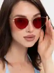 Красный цветные солнцезащитные очки MIRSEE