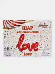 Шар фольгированный "Love", 75 х 58 см