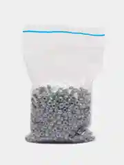 Серый меланж бисер 8/0, 3 мм, 30 грамм, разные цвета