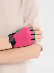 Розовый велоперчатки спортивные, для тренировок