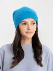 Лазурный шапка женская