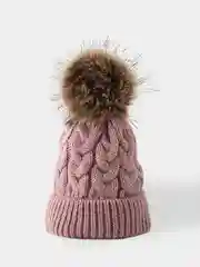 Розовый детская шапка