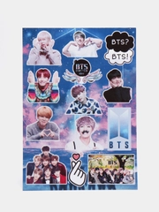Наклейки BTS (БТС), А4