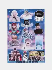 Наклейки BTS (БТС), А4