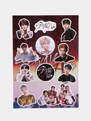 Наклейки Stray Kids (Стрэй кидс), А4