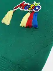 Зеленый джемпер для девочек, 2 цвета