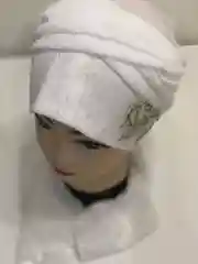 Фиолетовый готовый платок на никах / платок / женский головной убор / тюрбан женский