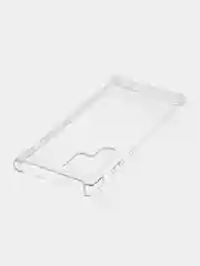 Прозрачный противоударный чехол для Samsung Galaxy S22 Ultra силиконовый BROSCORP с усиленными углами