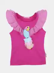 Розовый футболка для девочки c 3-7 лет