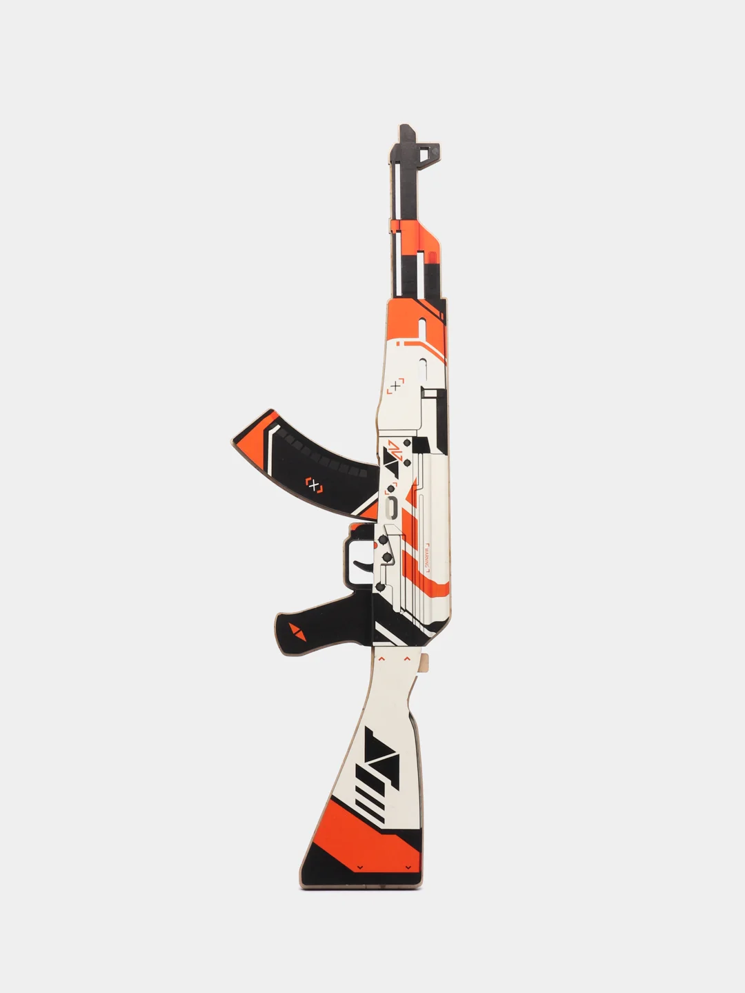 Белый деревянный автомат АК-47 КС ГО /  CS GO