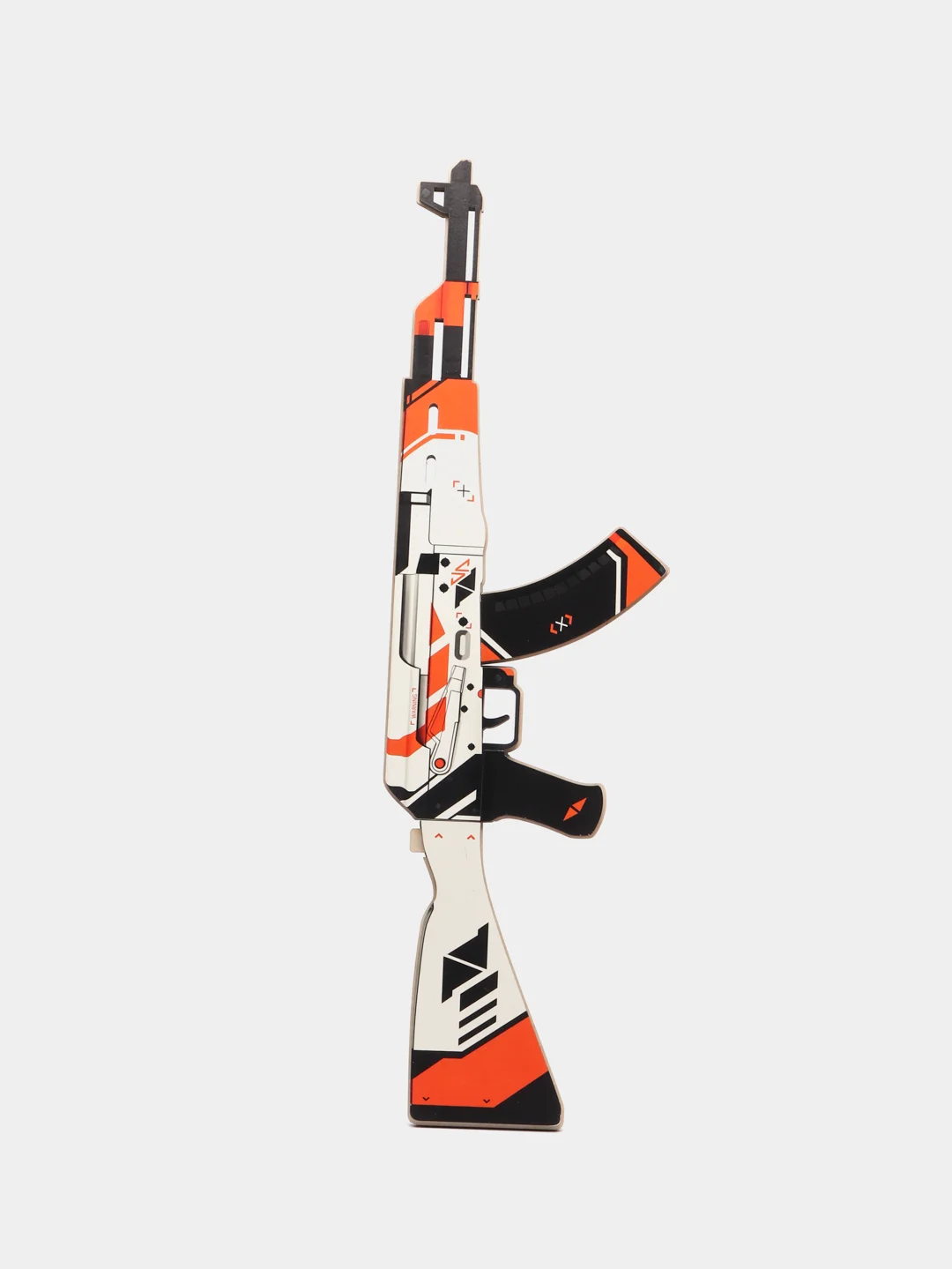 Белый деревянный автомат АК-47 КС ГО /  CS GO