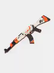 Белый деревянный автомат АК-47 КС ГО /  CS GO