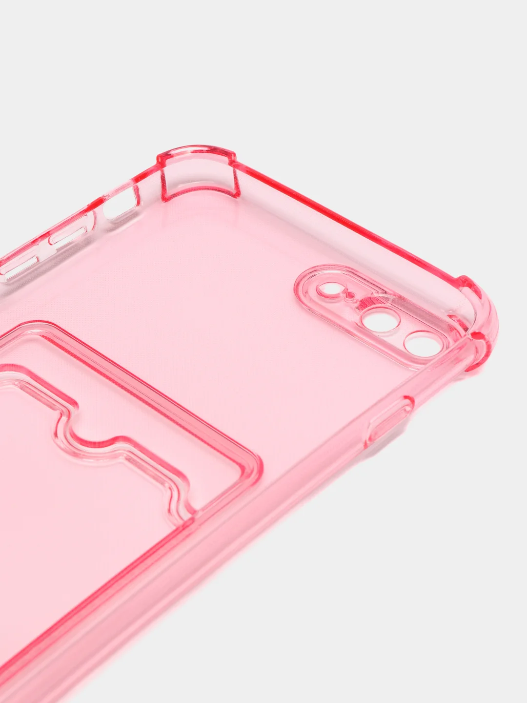 Прозрачный чехол для iPhone 7,8 PLUS с карманом для карт