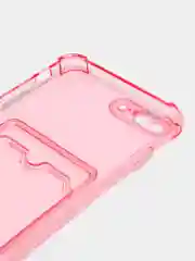 Прозрачный чехол для iPhone 7,8 PLUS с карманом для карт