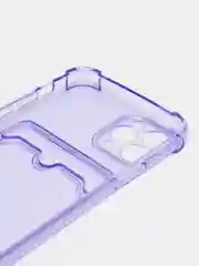 Лавандовый чехол для iPhone 11 Pro, с карманом для карт