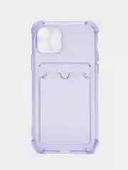 Лавандовый чехол для iPhone 11 Pro, с карманом для карт