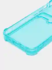 Бирюзовый чехол для iPhone 13 Mini с карманом для карт