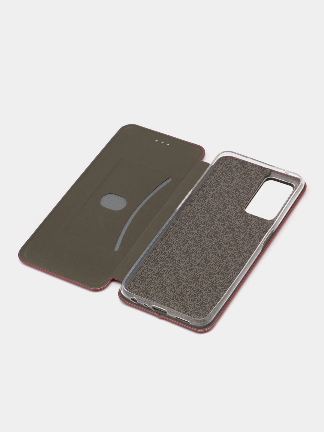 Багровый чехол-книжка Realme 9i 4G / Oppo A96 / Реалми 9 ай / Оппо А96