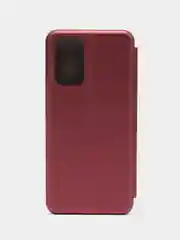 Багровый чехол-книжка Realme 9i 4G / Oppo A96 / Реалми 9 ай / Оппо А96
