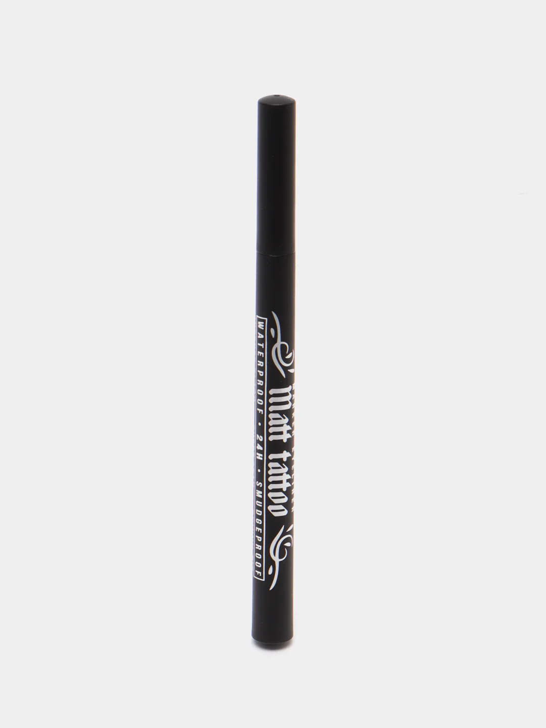 Черный подводка-фломастер для глаз Luxvisage (Люксвизаж) Matt Tattoo waterproof 24H, водостойкая