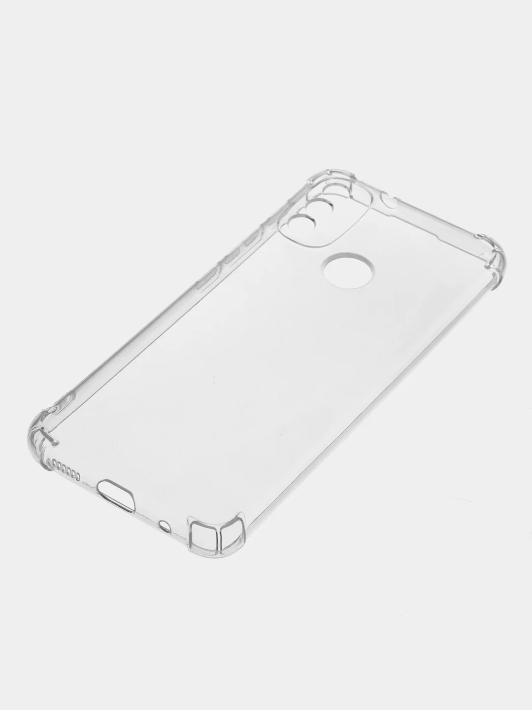 Прозрачный чехол Moto E20, прозрачный силиконовый