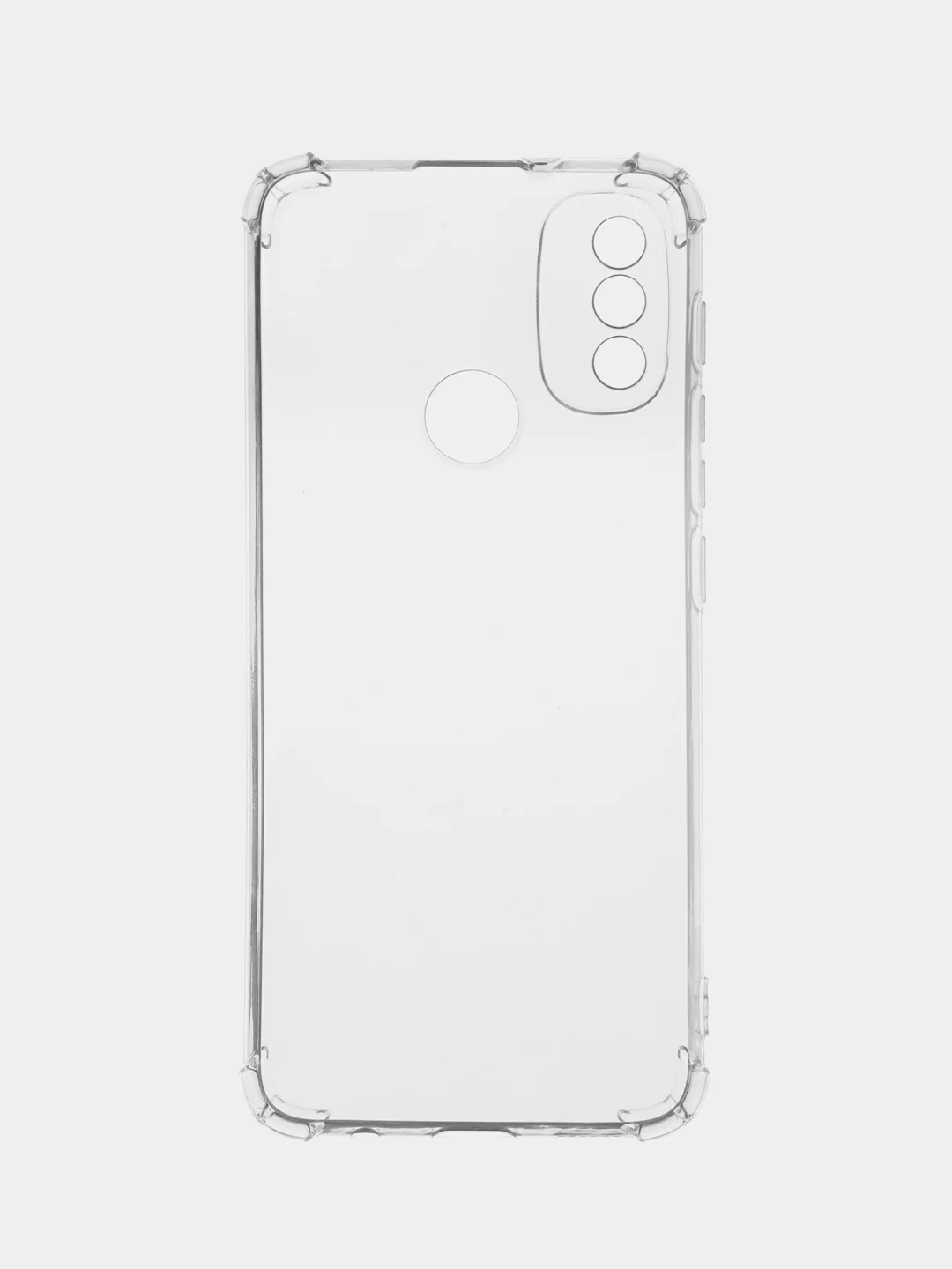 Прозрачный чехол Moto E20, прозрачный силиконовый