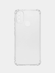 Чехол Moto E20, прозрачный силиконовый